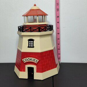 Vintage The Original Lighthouse Cookie Jar Lights & Sounds Fun-Damental Too 1999